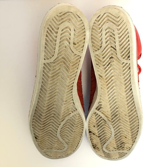 Men's Adidas AMERICANA HI 88 Red Sued Sz 10.5 - Picture 7 of 10